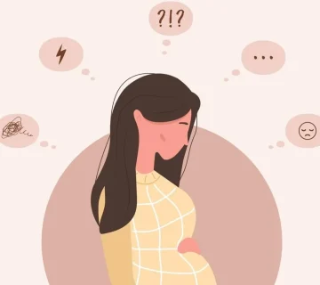 فکرهای زن حامله