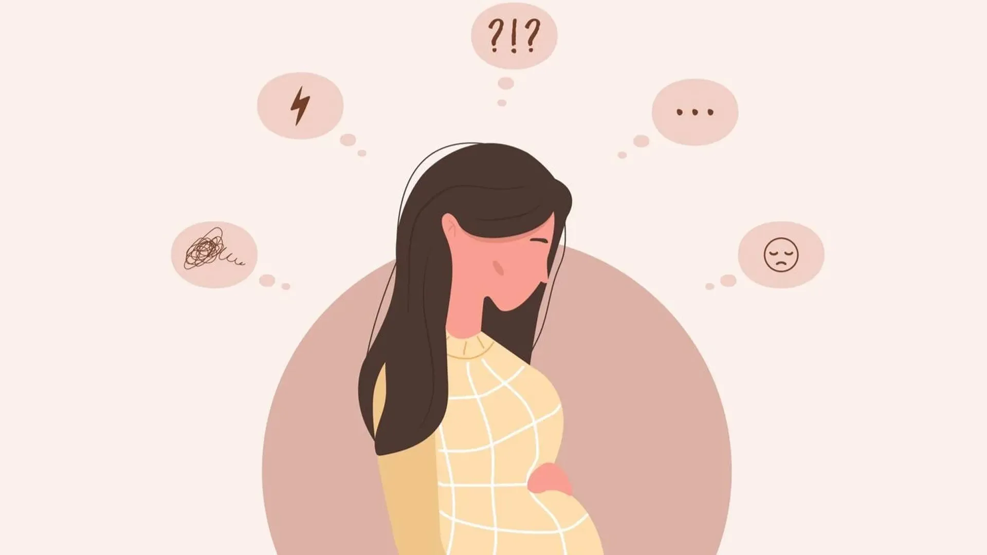 فکرهای زن حامله